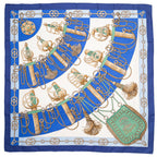 Scarf Scarf Blue 100% Twill Silk