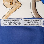 Scarf Scarf Blue 100% Twill Silk
