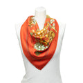 Scarf Scarf Red 100% Twill Silk
