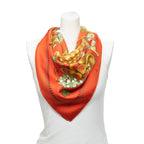 Scarf Scarf Red 100% Twill Silk