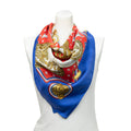 Scarf Scarf Blue 100% Twill Silk