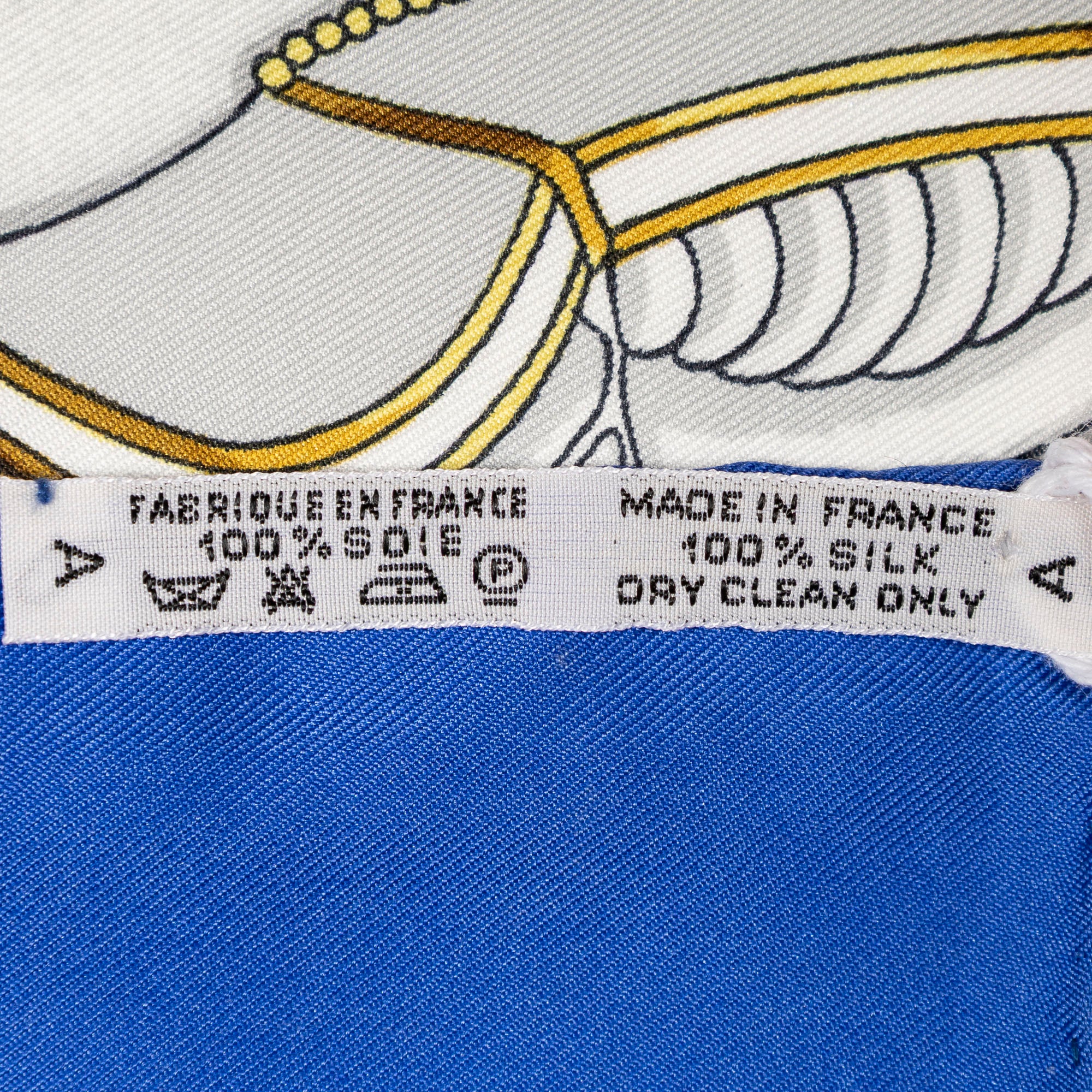 Scarf Scarf Blue 100% Twill Silk
