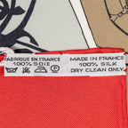 Scarf Scarf Red 100% Twill Silk