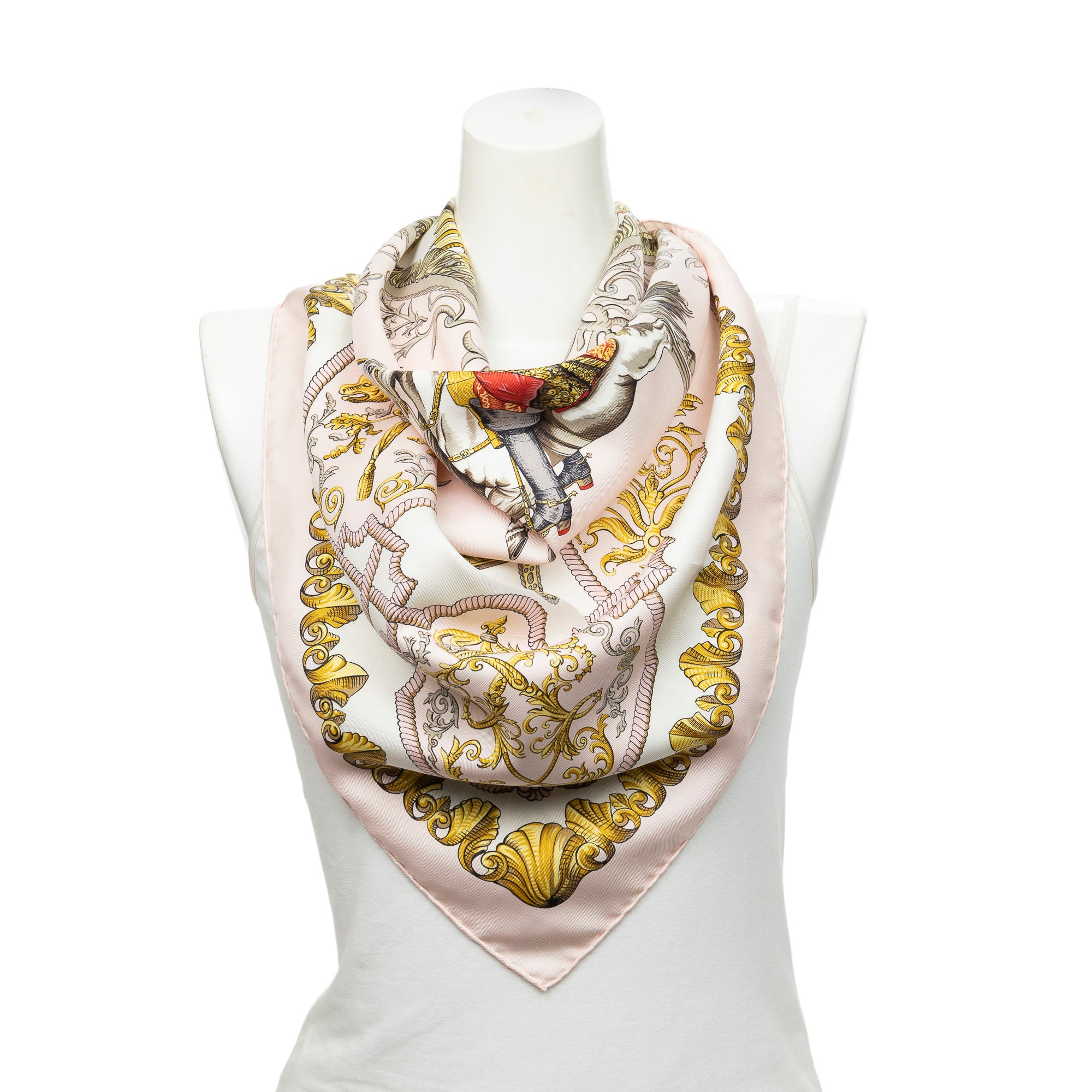 Scarf Scarf Pink 100% Twill Silk