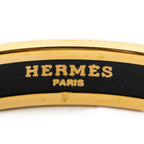 Bracelet Enamel Bangle PM Black Jewels Motif