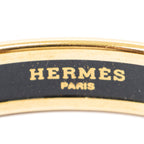 Bracelet Enamel Bangle PM Gold Geometric Diamond Motif