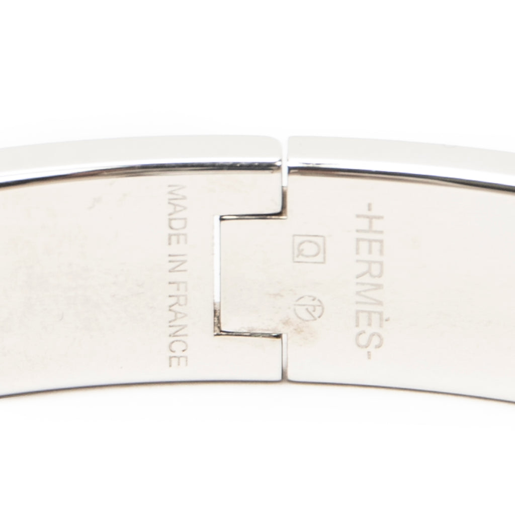 Bracelet Clic Clac H Bracelet PM Black Silver Plated