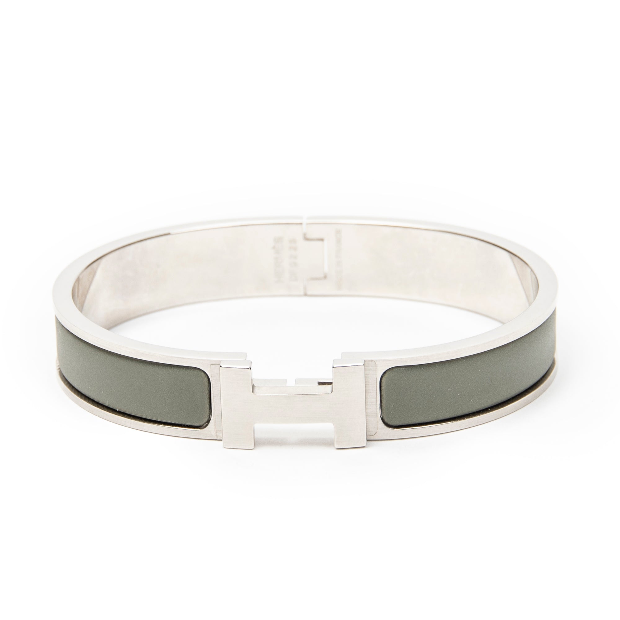 Bracelet Clic HH Bracelet Green Silver Plated