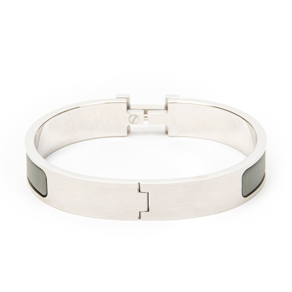 Bracelet Clic HH Bracelet Green Silver Plated