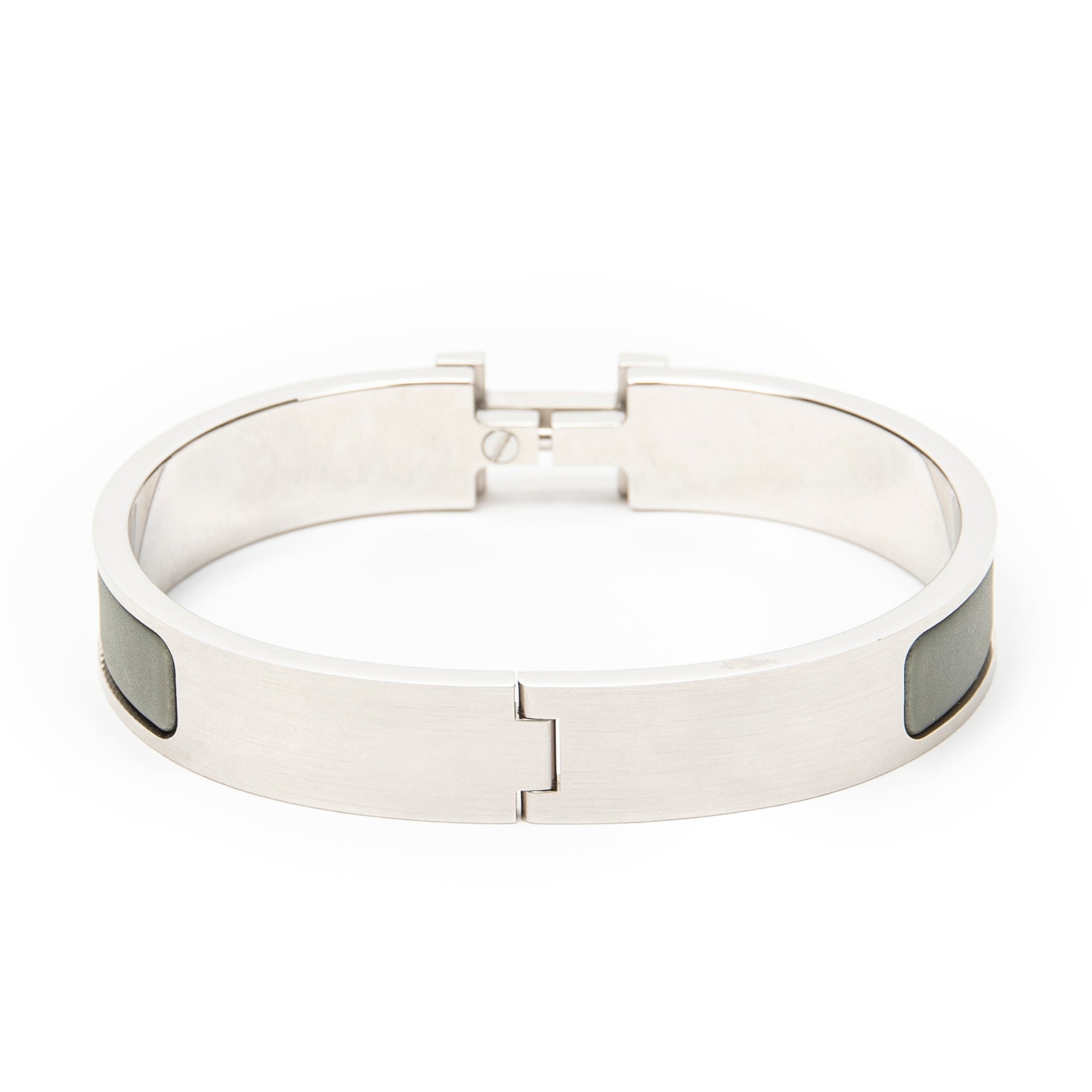 Bracelet Clic HH Bracelet Green Silver Plated
