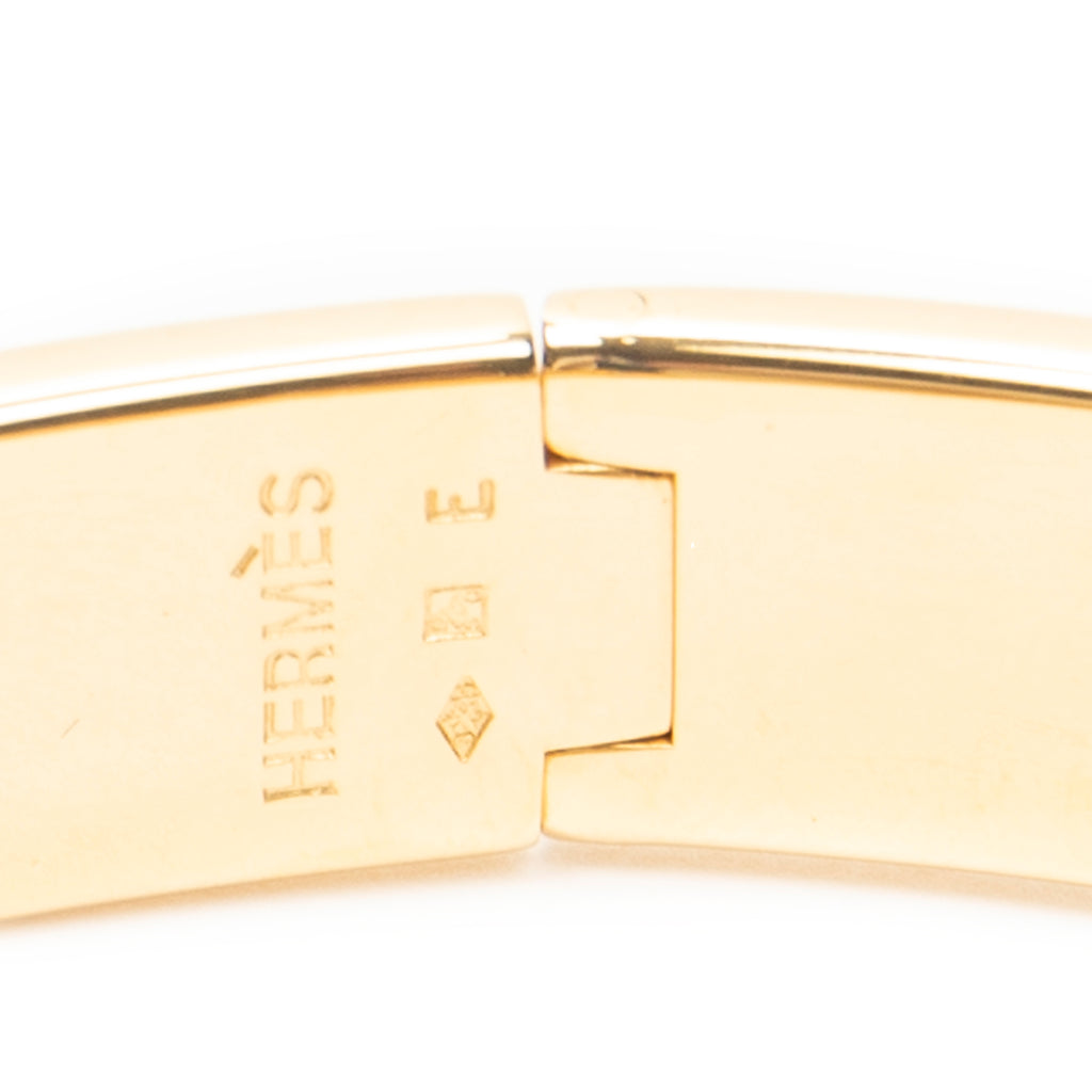 Bracelet Clic Clac H Bracelet PM Ivory Gold Plated