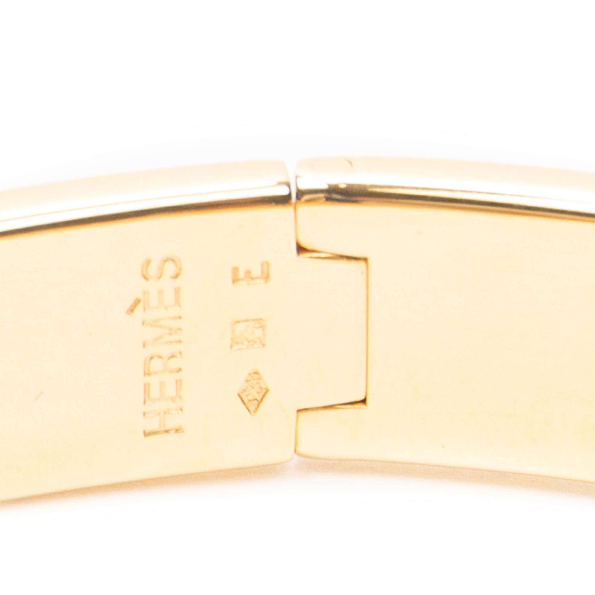 Bracelet Clic Clac H Bracelet PM Ivory Gold Plated