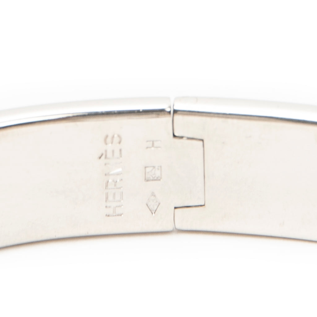 Bracelet Clic Clac H Bracelet PM Orange Silver Plated