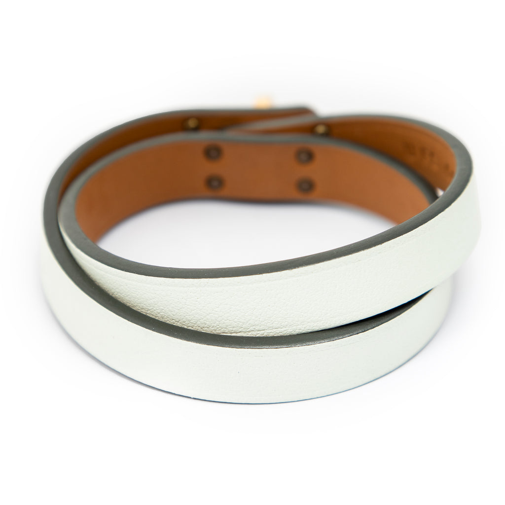 Bracelet Kelly Double Tour Bracelet T2 Light Green Swift Leather