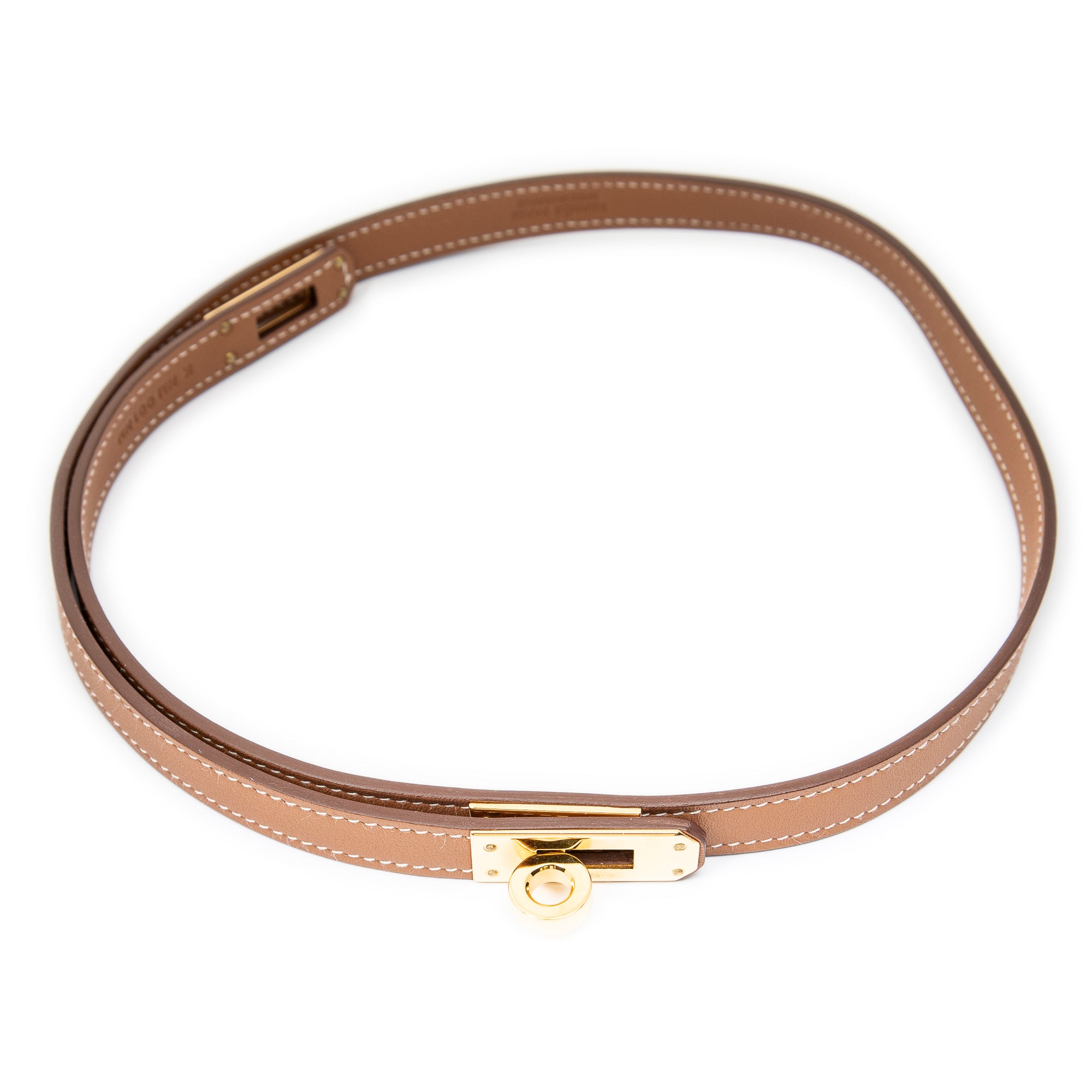 Necklace Kelly Choker Necklace Brown Swift Leather
