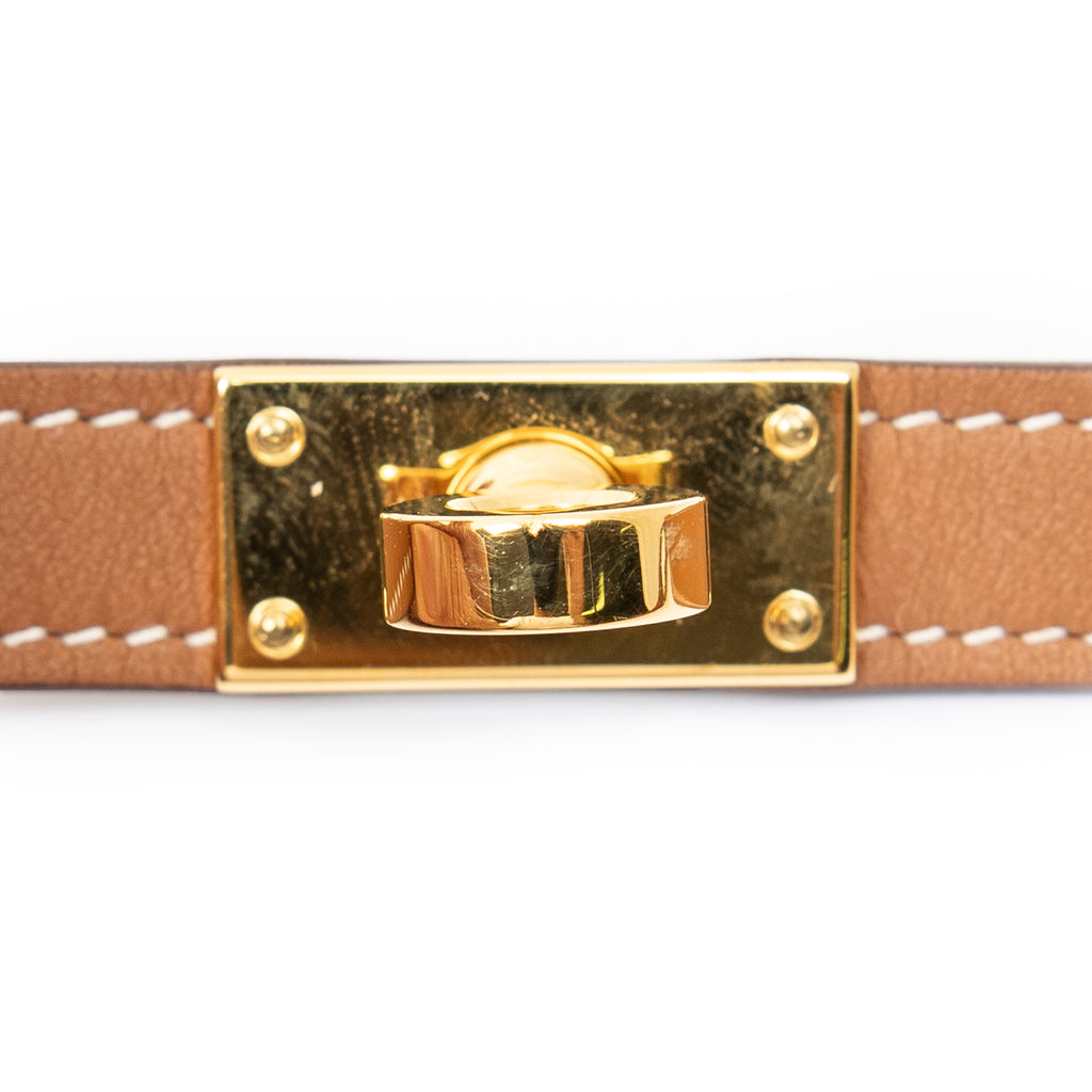 Necklace Kelly Choker Necklace Brown Swift Leather
