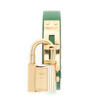 Watch Kelly Watch Green Courchevel Leather