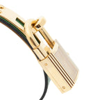 Watch Kelly Watch Green Courchevel Leather
