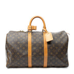Travel Bag Keepall 45 Brown Monogram Canvas