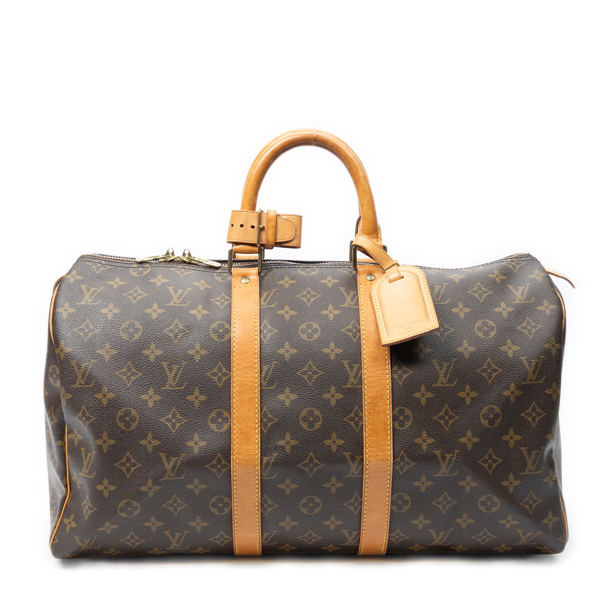 Travel Bag Keepall 45 Brown Monogram Canvas