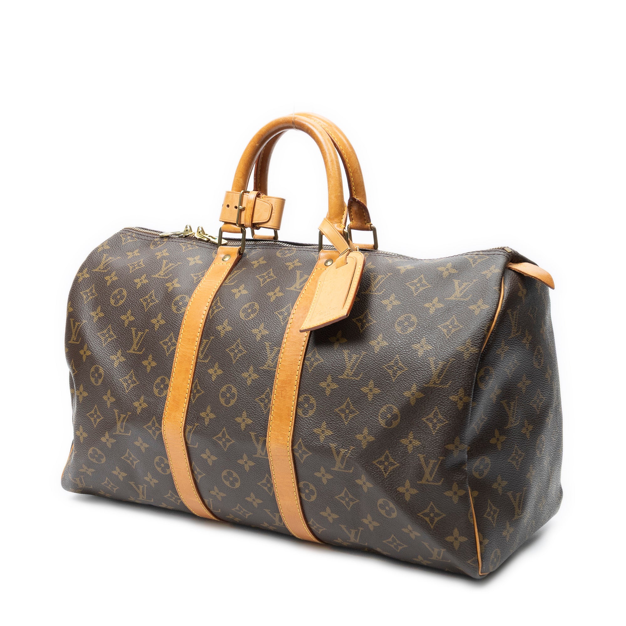 Travel Bag Keepall 45 Brown Monogram Canvas