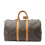 Travel Bag Keepall 45 Brown Monogram Canvas