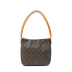 Shoulder Bag Looping MM Brown Monogram Canvas