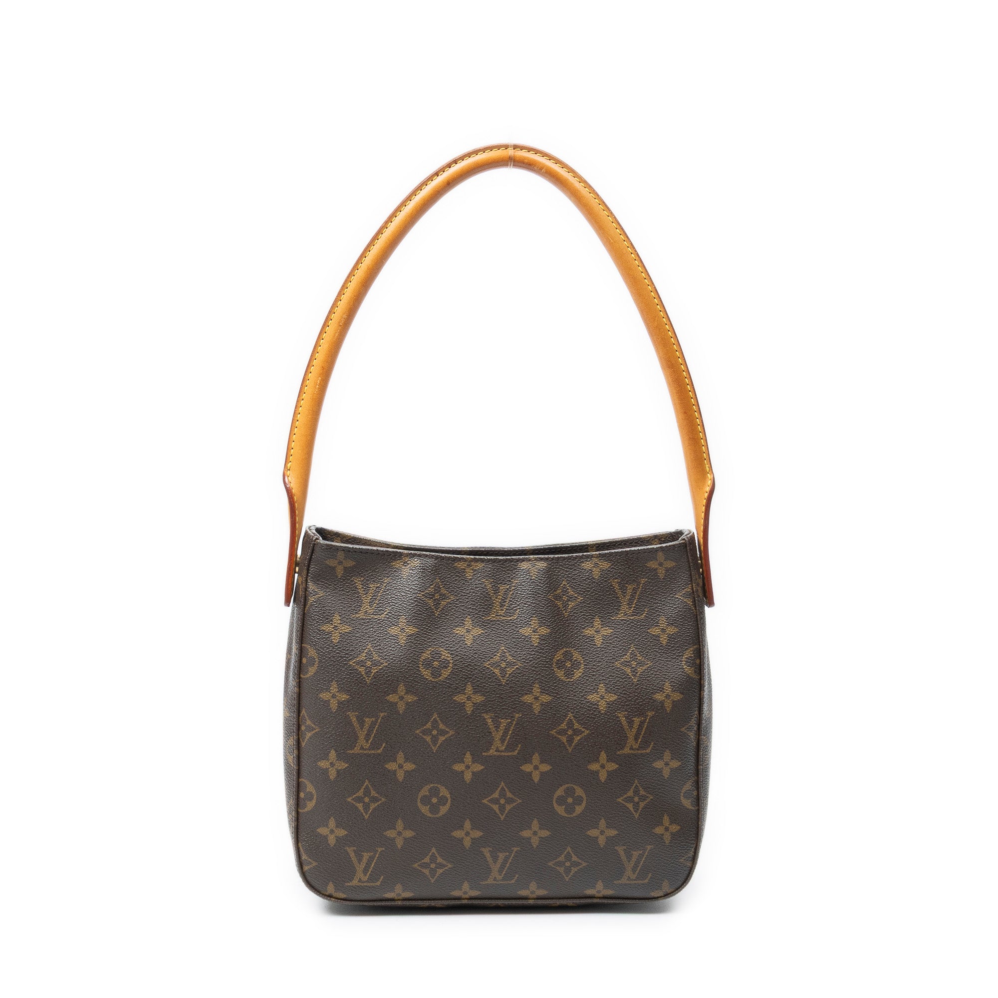 Shoulder Bag Looping MM Brown Monogram Canvas
