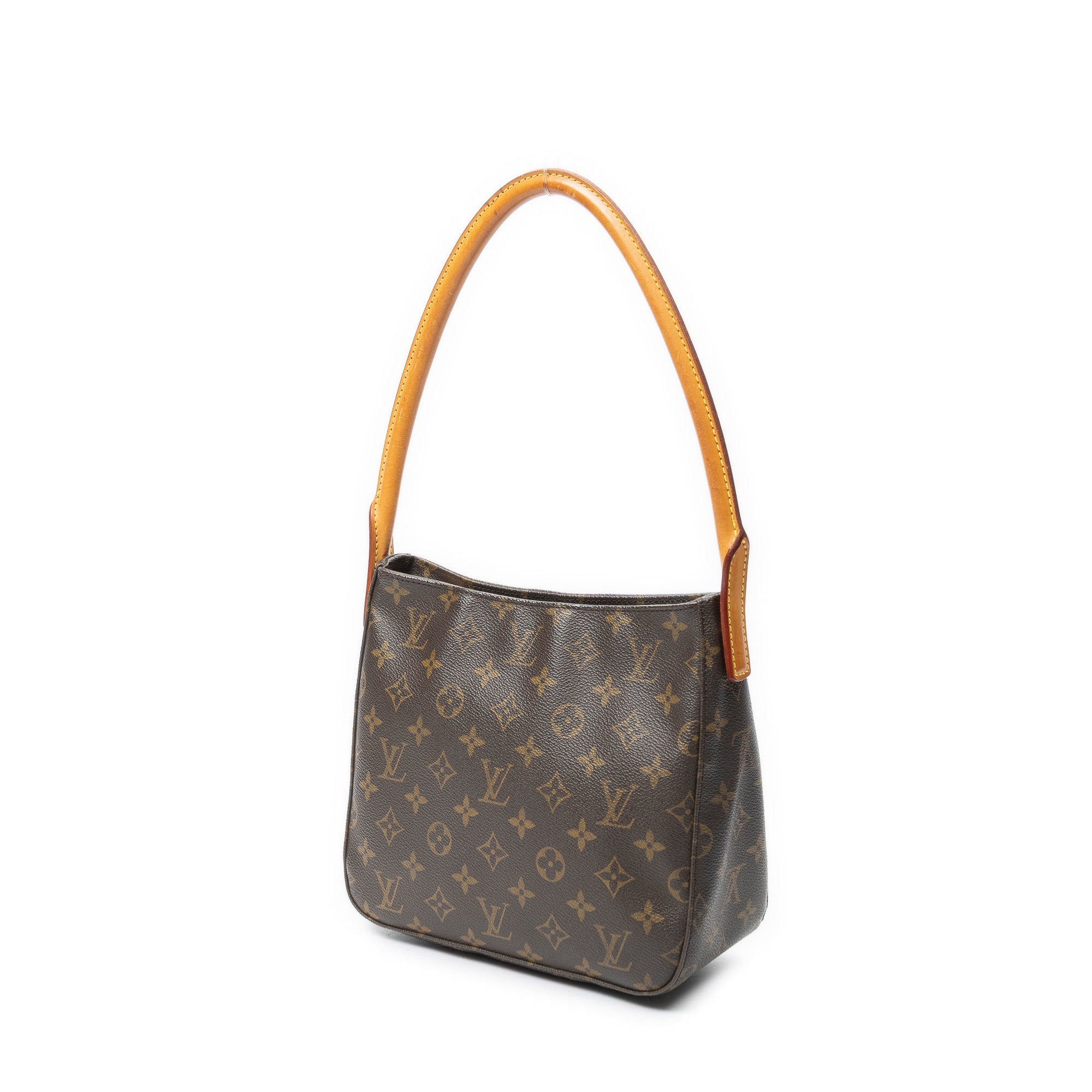 Shoulder Bag Looping MM Brown Monogram Canvas