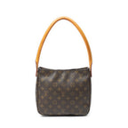 Shoulder Bag Looping MM Brown Monogram Canvas