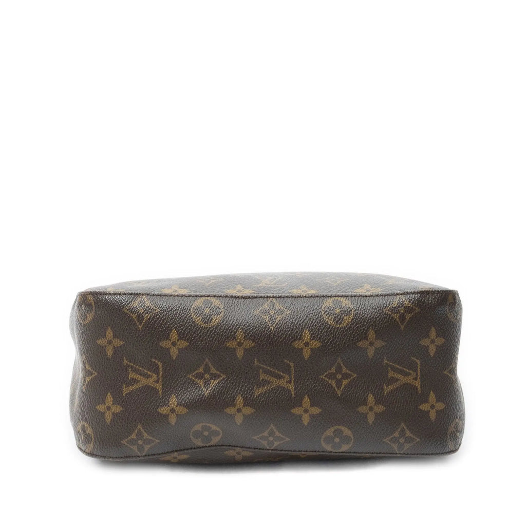 Bolso de hombro Looping MM lona Monogram marrón