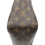Bolso de hombro Looping MM lona Monogram marrón