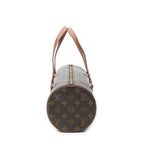 Handbag Papillon 30 Brown Monogram Canvas