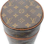 Handbag Papillon 30 Brown Monogram Canvas