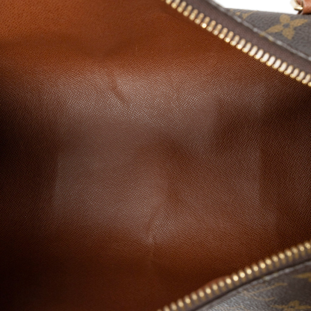 Handbag Papillon 30 Brown Monogram Canvas