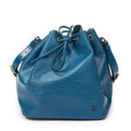 Sac Bandoulière Noe PM Épi Bleu