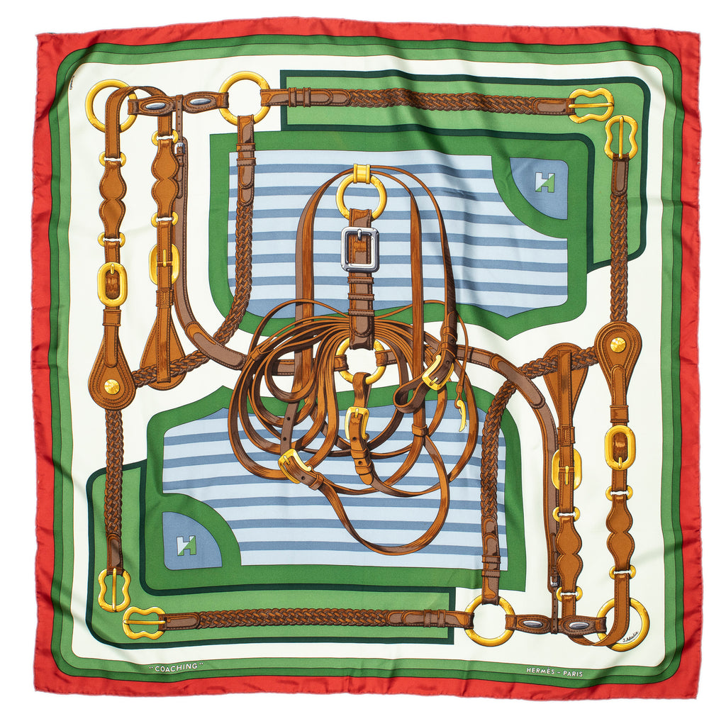 Scarf Scarf Green 100% Twill Silk