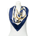 Scarf Scarf Navy 100% Twill Silk