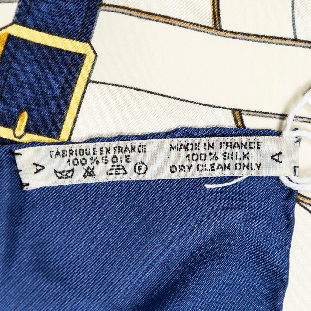 Scarf Scarf Navy 100% Twill Silk