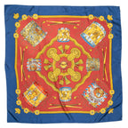 Scarf Scarf Red 100% Twill Silk