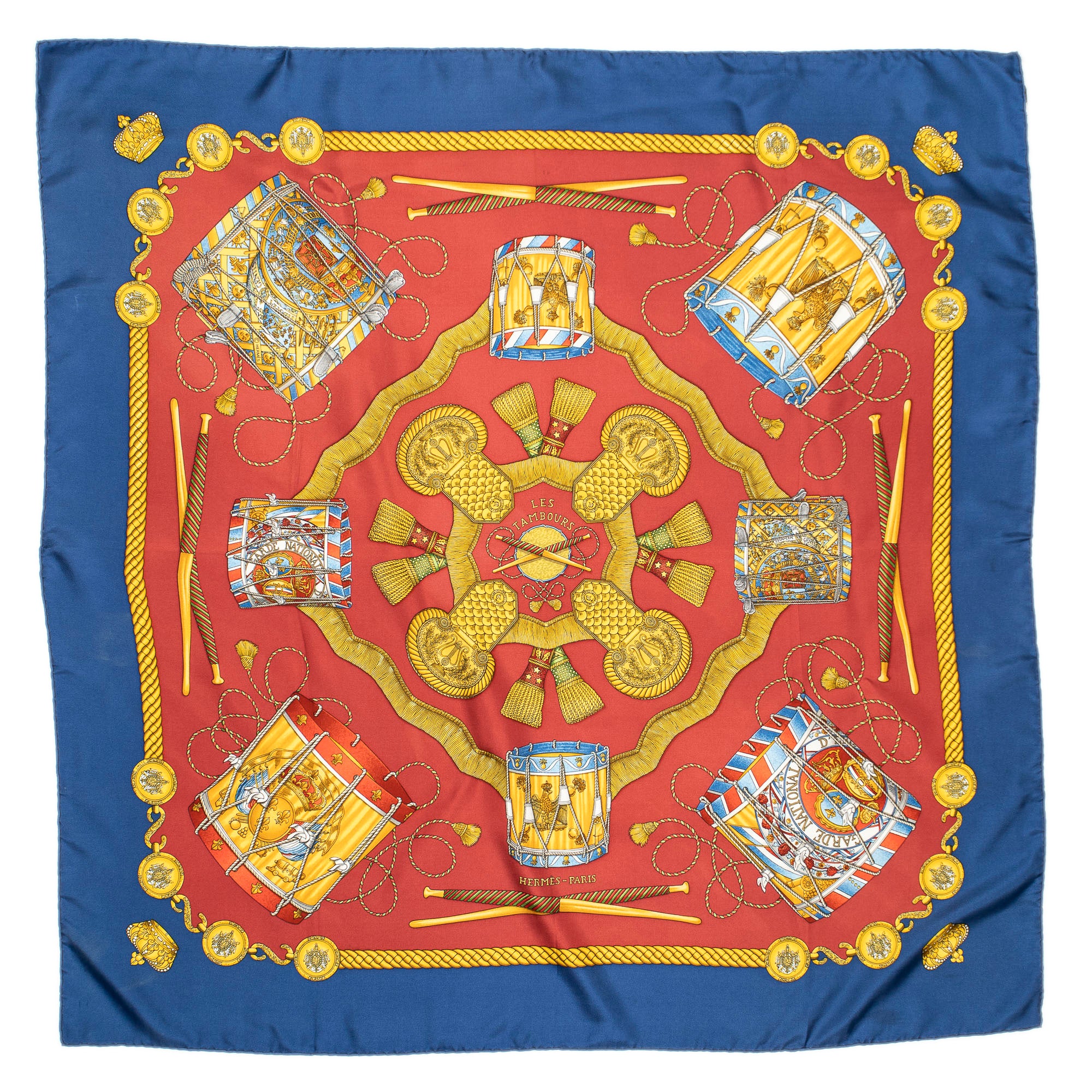 Scarf Scarf Red 100% Twill Silk