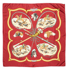 Scarf Scarf Red 100% Twill Silk