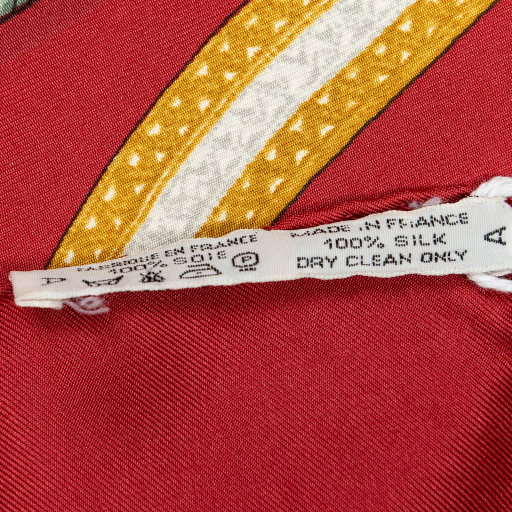 Scarf Scarf Red 100% Twill Silk