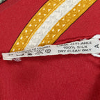 Scarf Scarf Red 100% Twill Silk