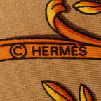 Scarf Scarf Tan 100% Twill Silk