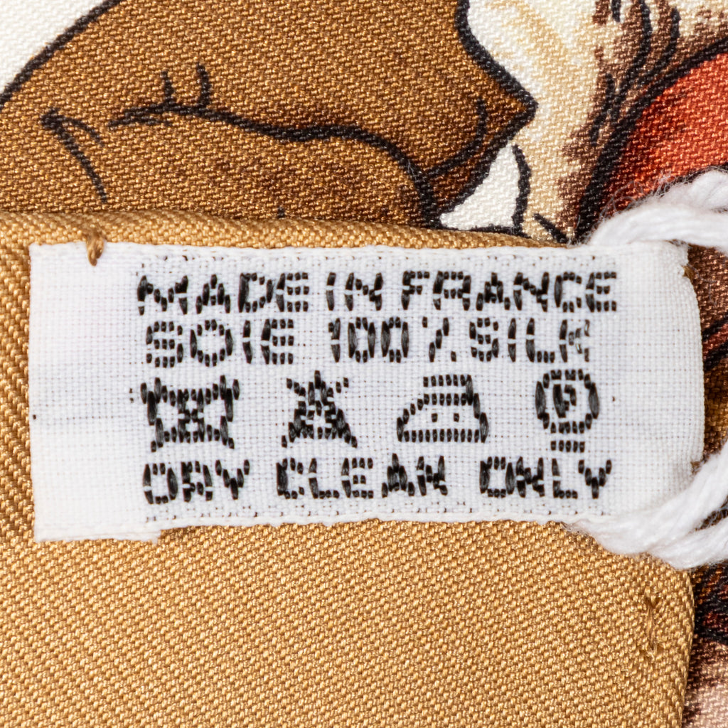 Scarf Scarf Tan 100% Twill Silk