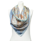 Scarf Scarf Light Blue 100% Twill Silk