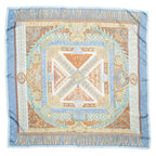 Scarf Scarf Light Blue 100% Twill Silk