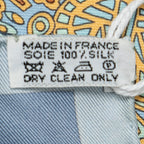 Scarf Scarf Light Blue 100% Twill Silk