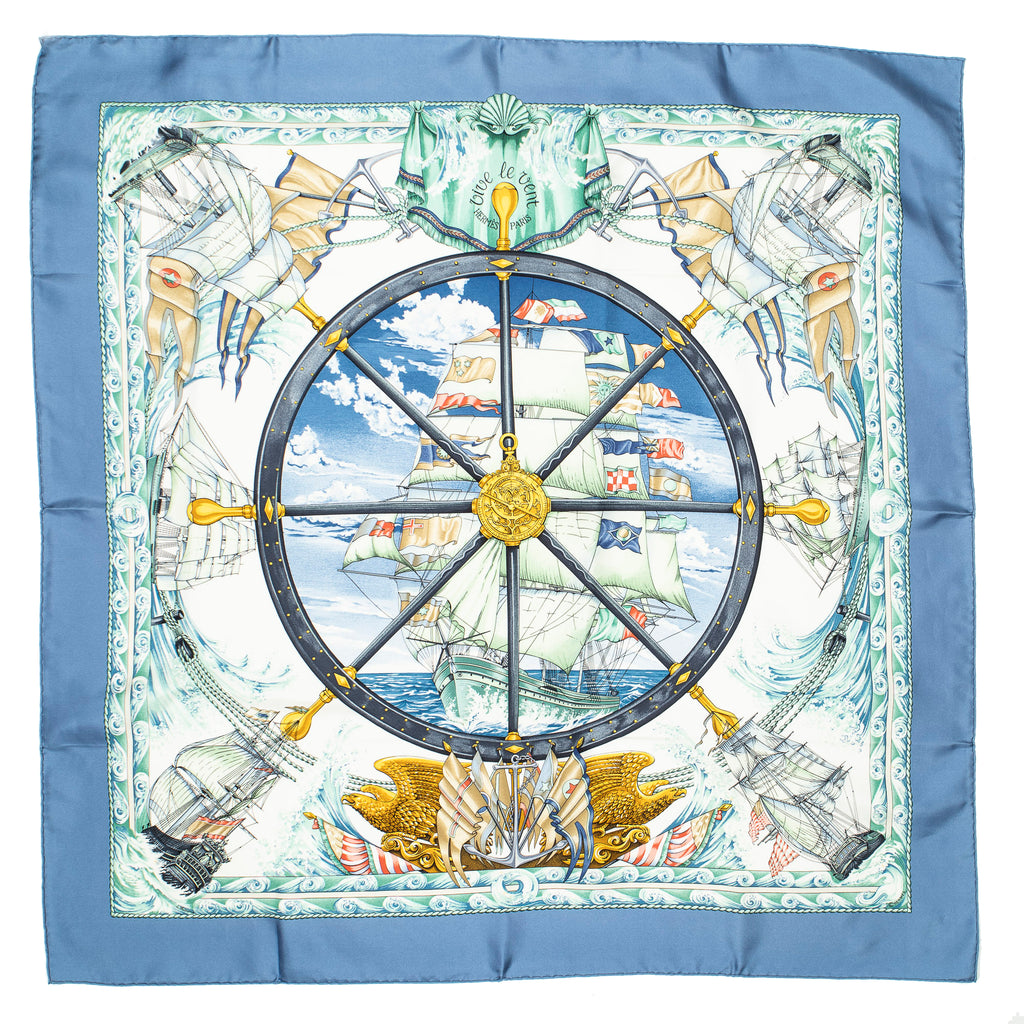 Scarf Scarf Light Blue 100% Twill Silk
